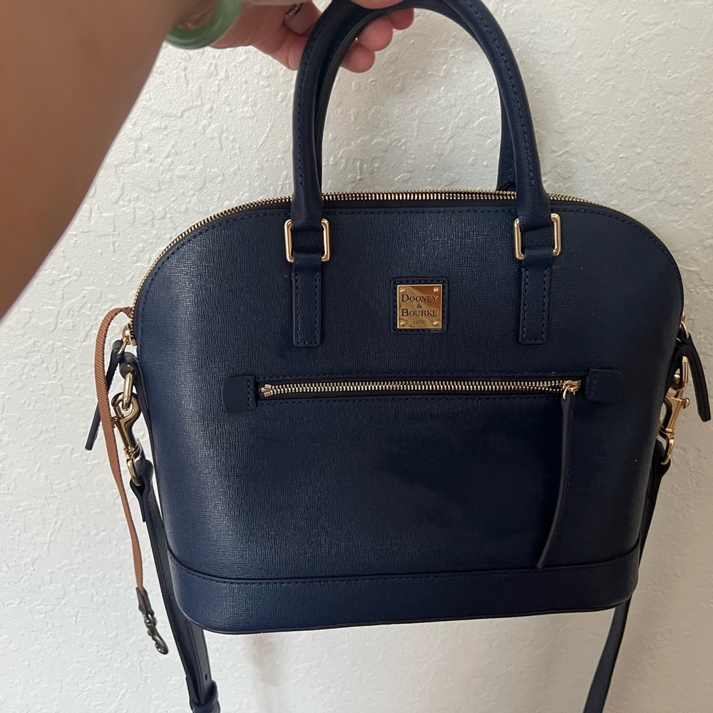 Dooney & Bourke Midnight Blue Satchel